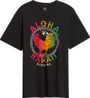 Rip Curl Aloha Hawaii Roster Cotton Graphic T-Shirt