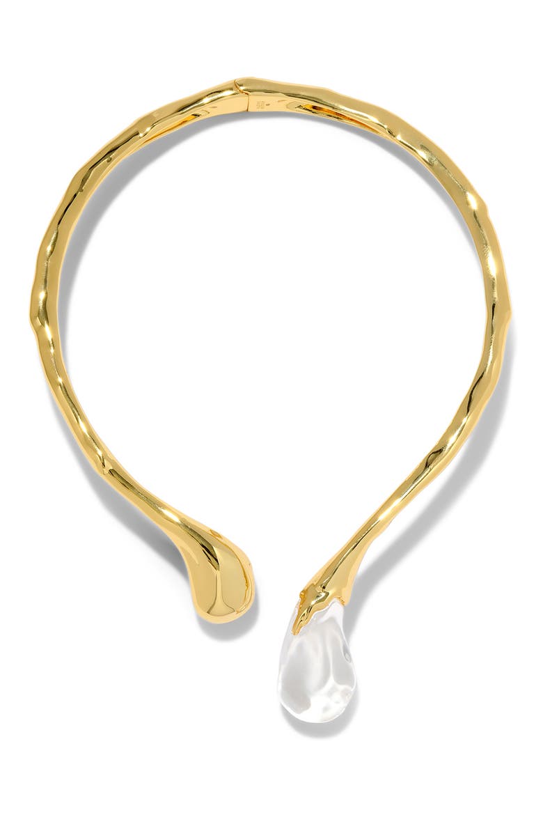 Liquid Lucite® Sprout Collar Necklace, Alternate, color, NO COLOR