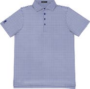 Castle Golf Castle Print Performance Polo Shirt