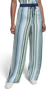 KARL LAGERFELD PARIS Stripe Wide Leg Pants