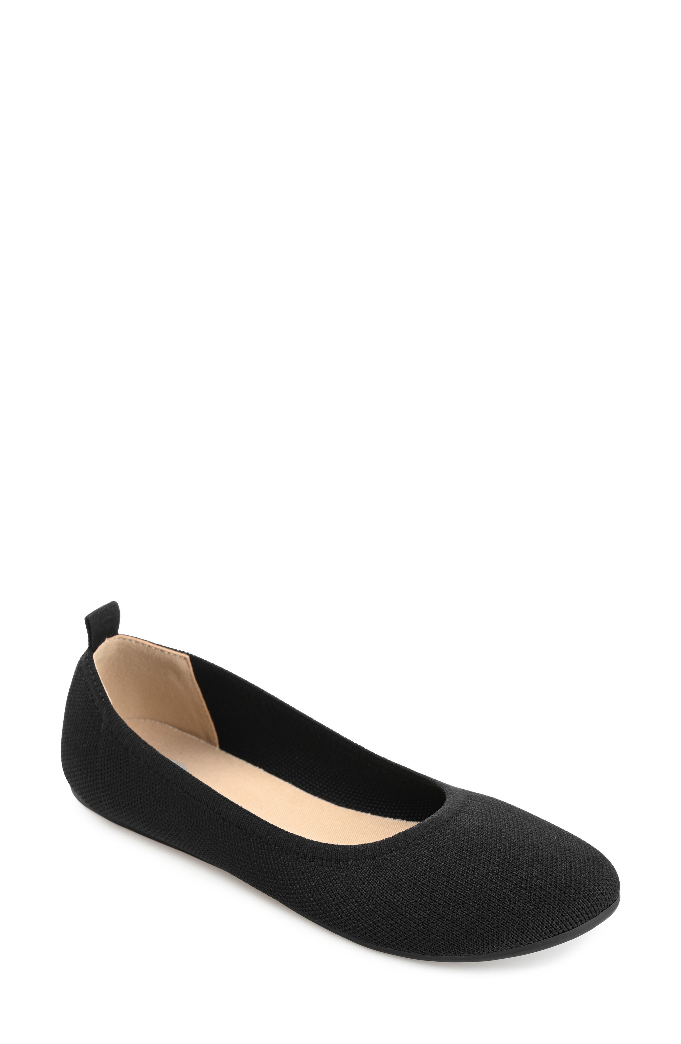 Journee Collection Jersie Knit Ballet Flat - Wide Width