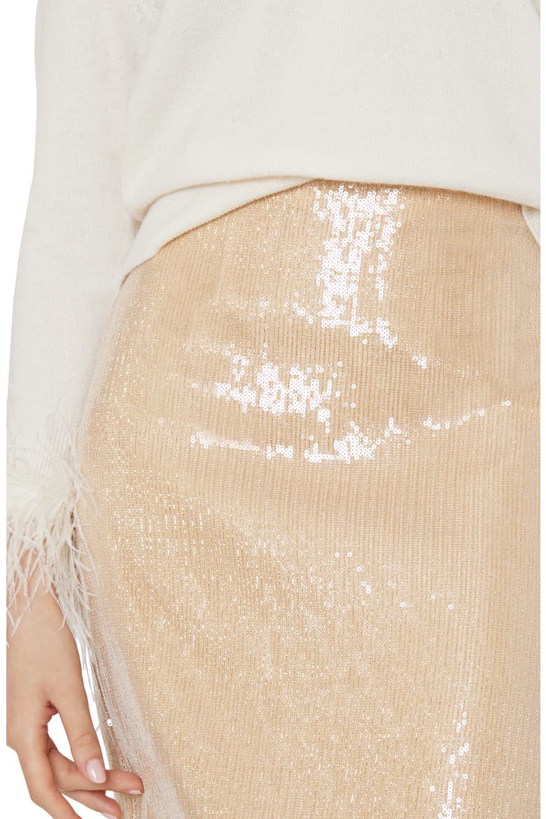 Adley Sequin Skirt, Alternate, color, GOLD