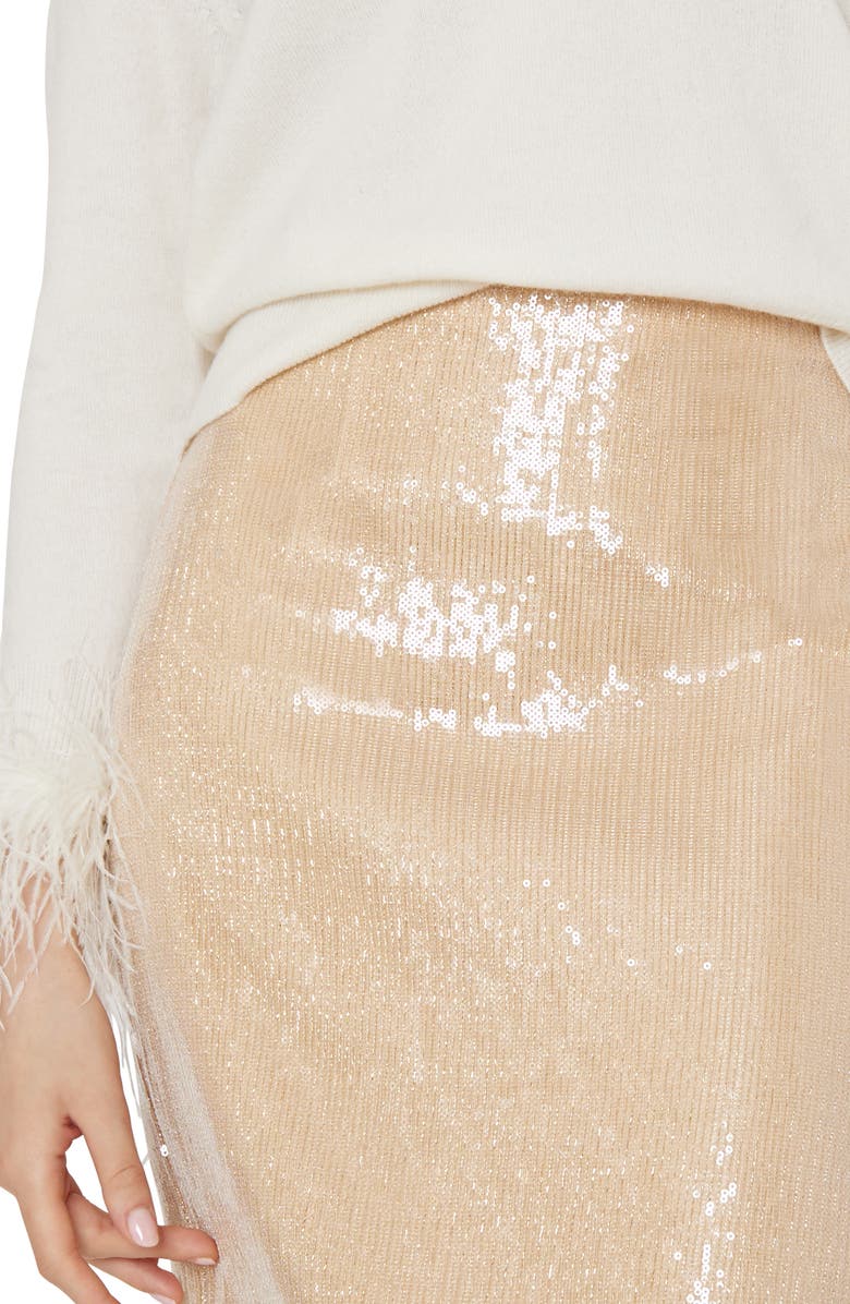 Milly Adley Sequin Skirt, Alternate, color, 