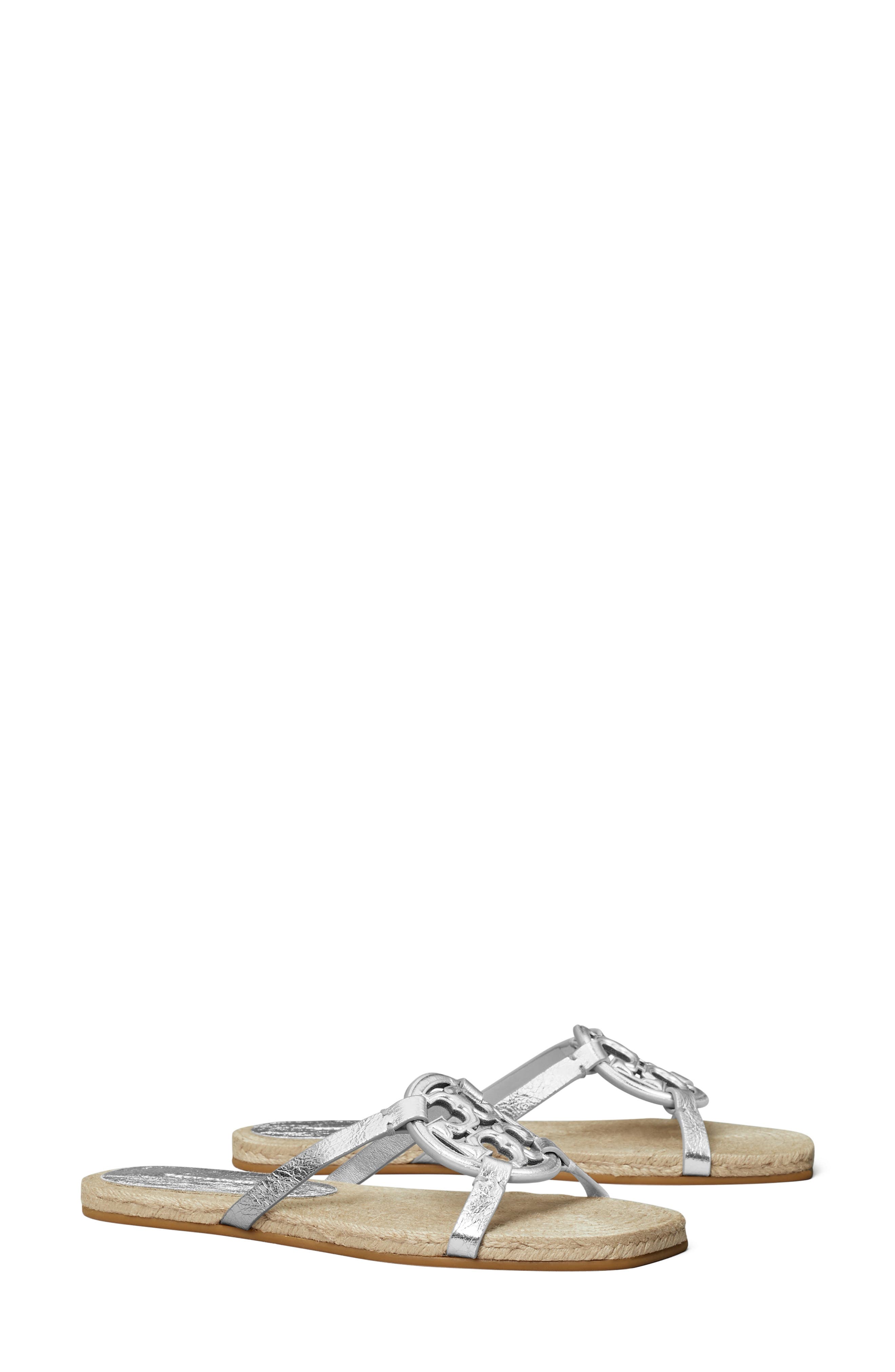 Tory Burch Bombé Miller Espadrille Slide Sandal, Main, color, 