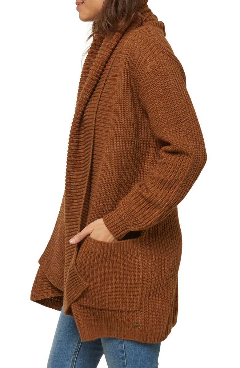 O'Neill Galley Shawl Collar Cardigan, Alternate, color, 