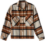 Brixton Bowery Plaid Flannel Button-Up Shirt