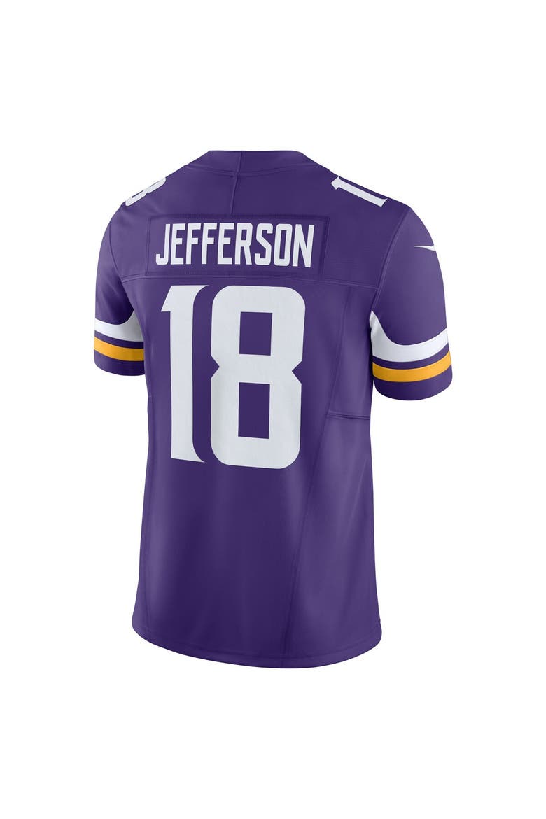 Men's Nike Justin Jefferson Purple Minnesota Vikings Vapor F.U.S.E. Limited Jersey, Alternate, color, Purple