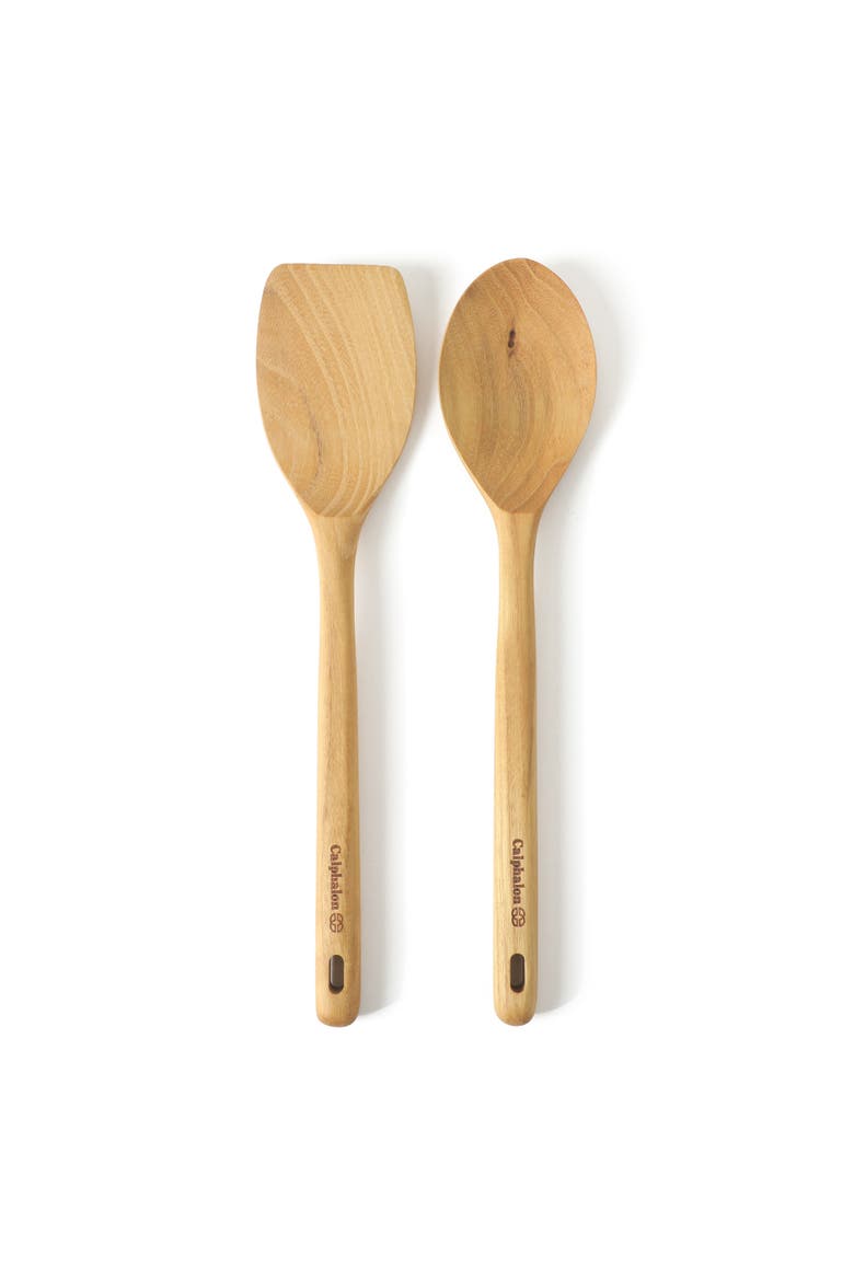 Prime 7 Piece Silicone and Teak Wood Kitchen Tool Set, Alternate, color, Navy