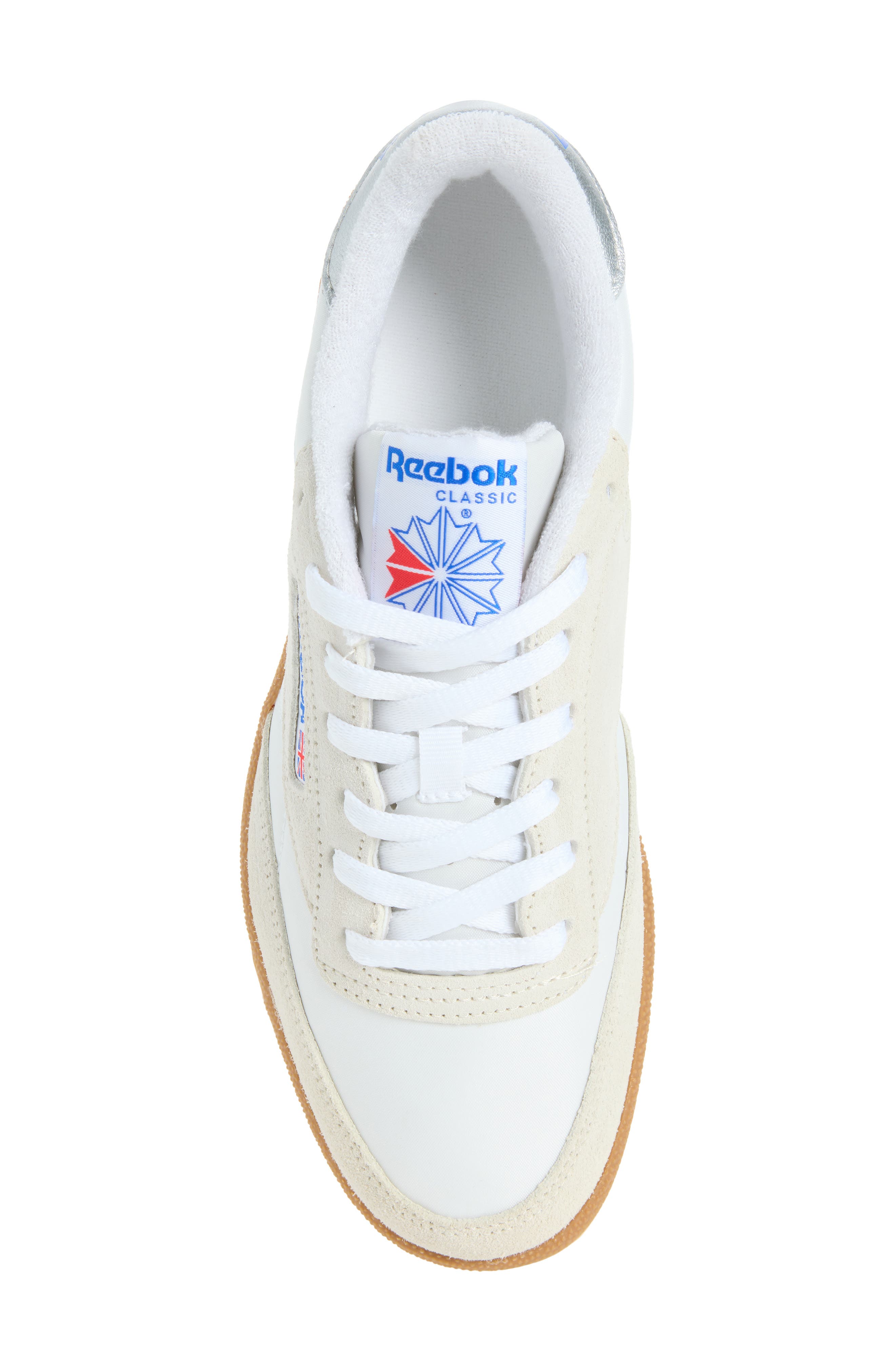 Gender Inclusive Club C 85 Leather Sneaker, Alternate, color, FTWRWHITE/BARELYGREY/GUM