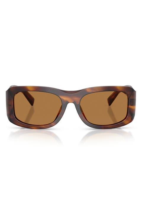 57mm Rectangular Sunglasses