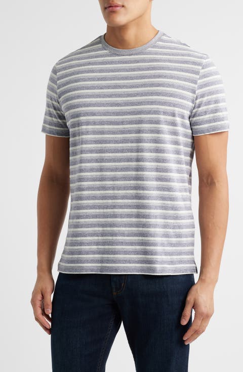 Hockney Stripe Short Sleeve Crewneck T-Shirt