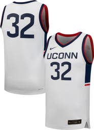 Nike Men's Nike #32 White UConn Huskies Replica Basketball Jersey