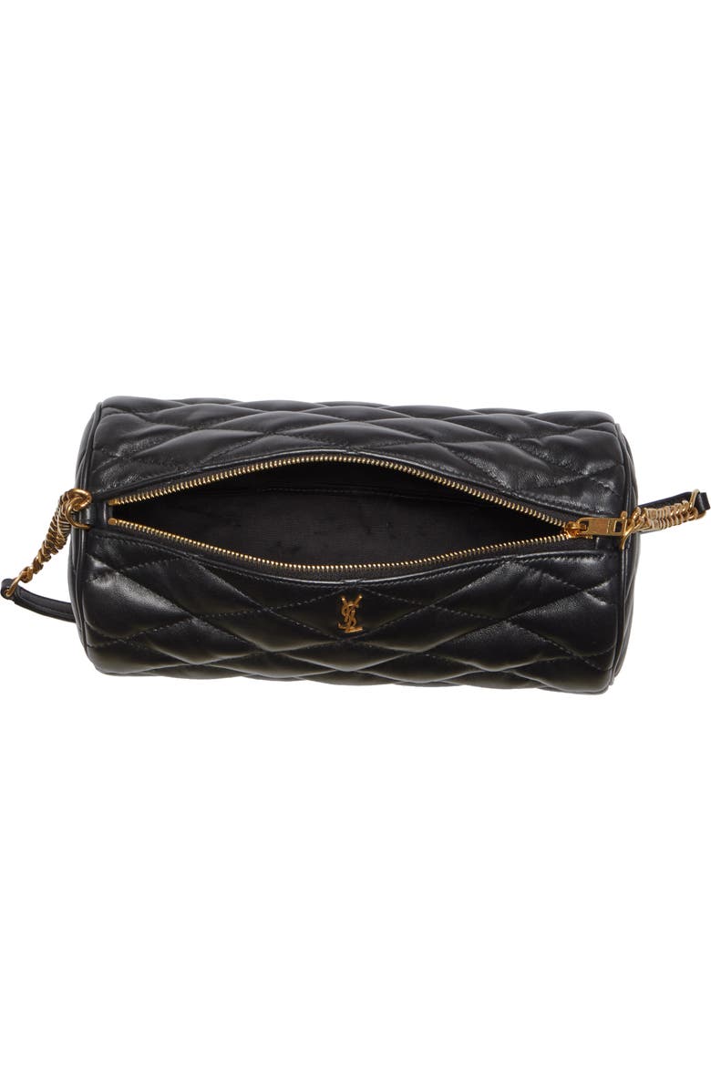 Saint Laurent Medium Sade Quilted Leather Tube Bag, Alternate, color,