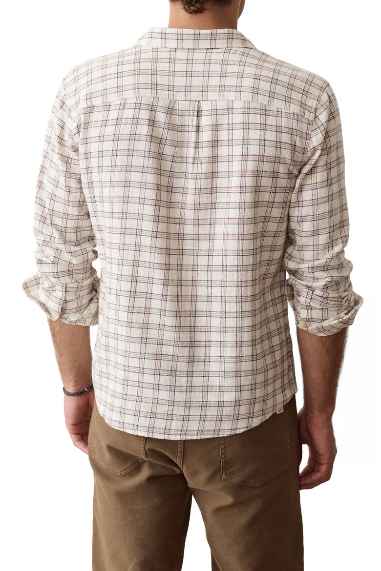 Classic Stretch Check Button-Up Shirt, Alternate, color, WHITE/ NAVY CHECK