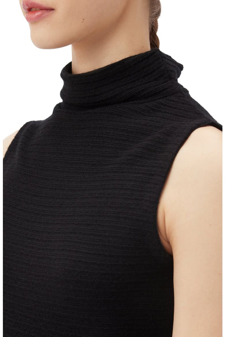 Lightweight Cashmere Silk Turtleneck, Alternate, color, Black