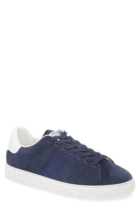 Greca Suede Low Top Sneaker (Men)