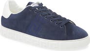 Versace Greca Suede Low Top Sneaker