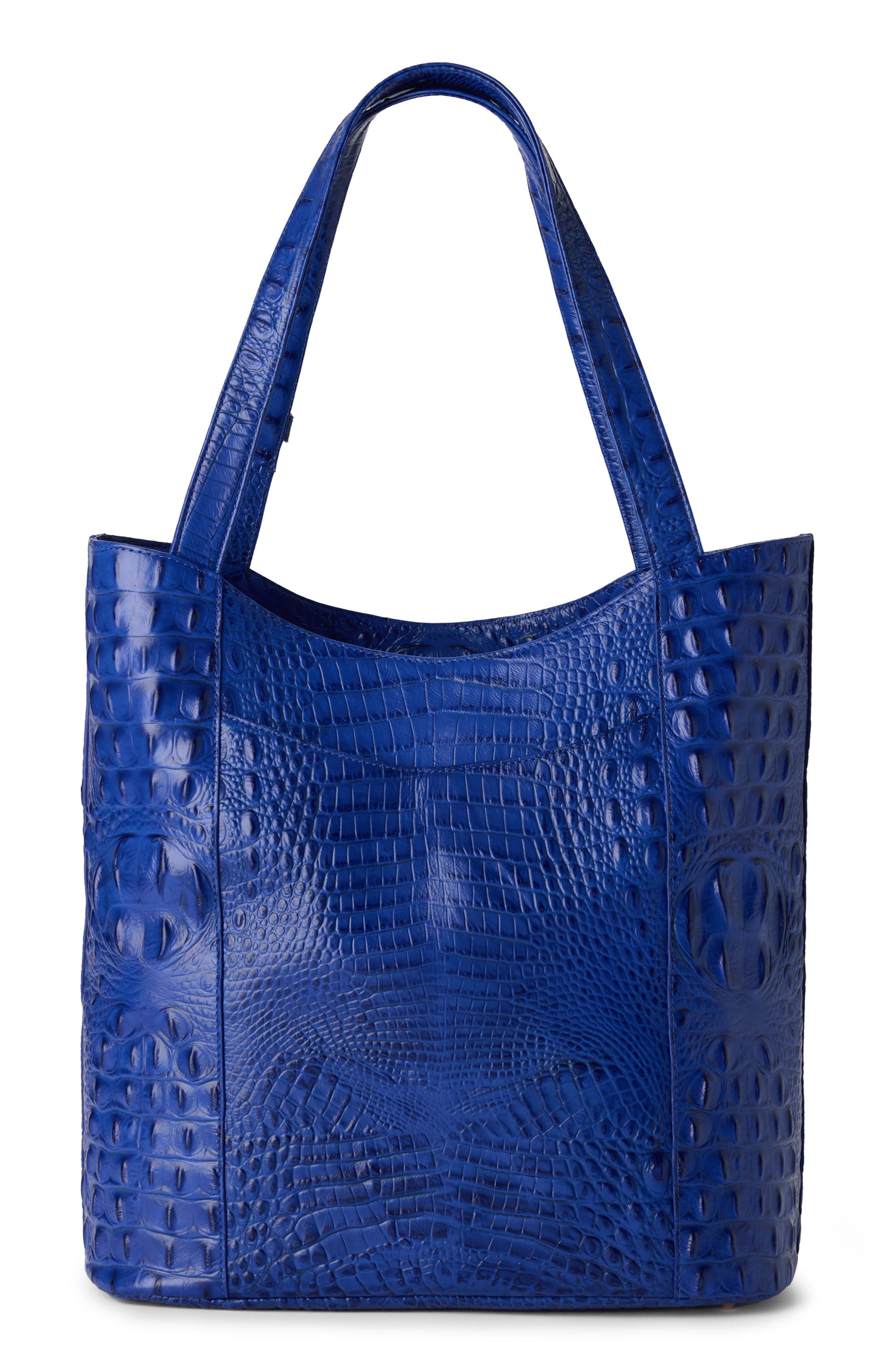 Brahmin Brayden Croc Embossed Leather Tote, Alternate, color, 