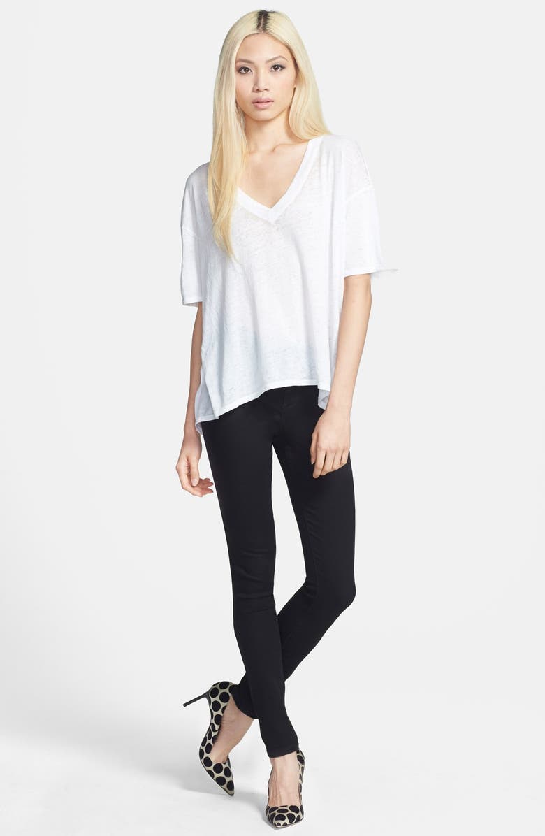 Kiind of 'Empower' High Rise Denim Leggings, Alternate, color, 