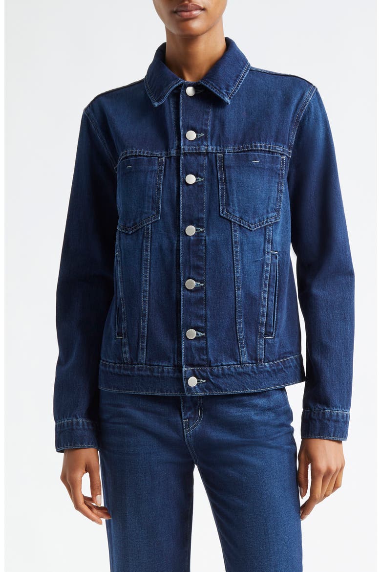 Mack Oversize Denim Jacket, Main, color, HARLAN