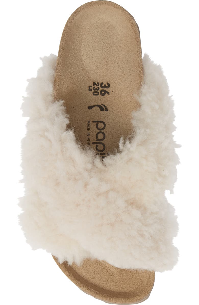 Birkenstock Daytona Genuine Shearling Slide Sandal, Alternate, color,