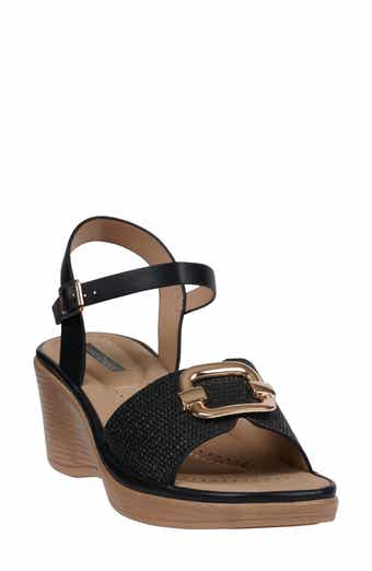 GC SHOES Fia Buckle Wedge Sandal