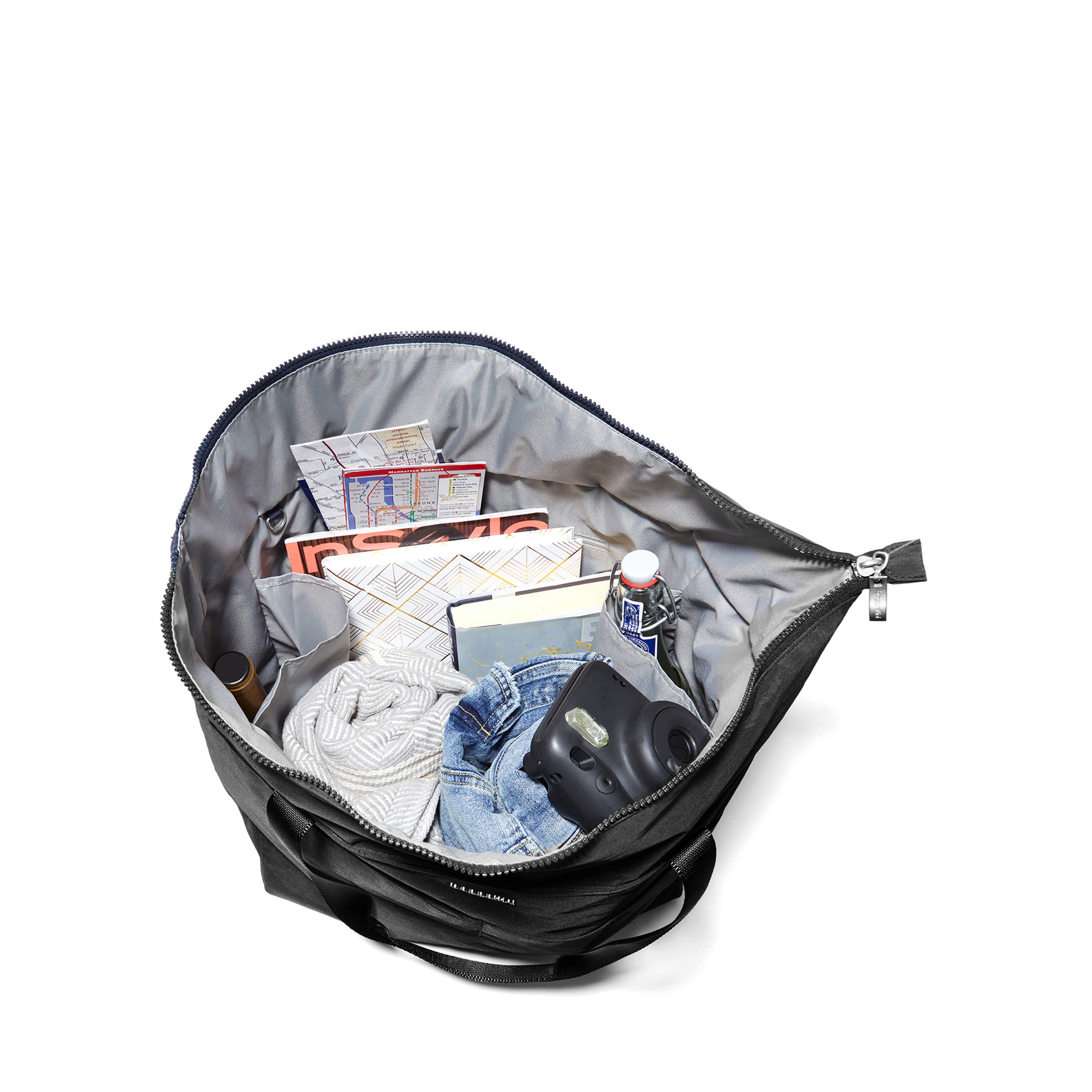 BAGGALLINI Large Carryall Weekender Tote Bag, Alternate, color, Black