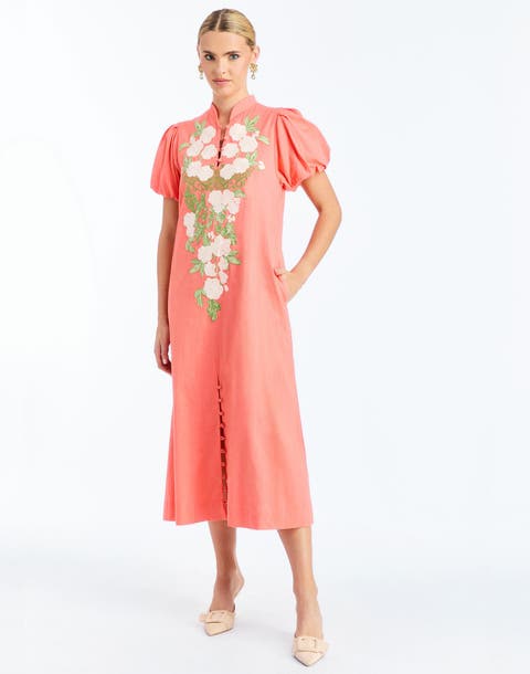 Elliana Barong Midi Dress