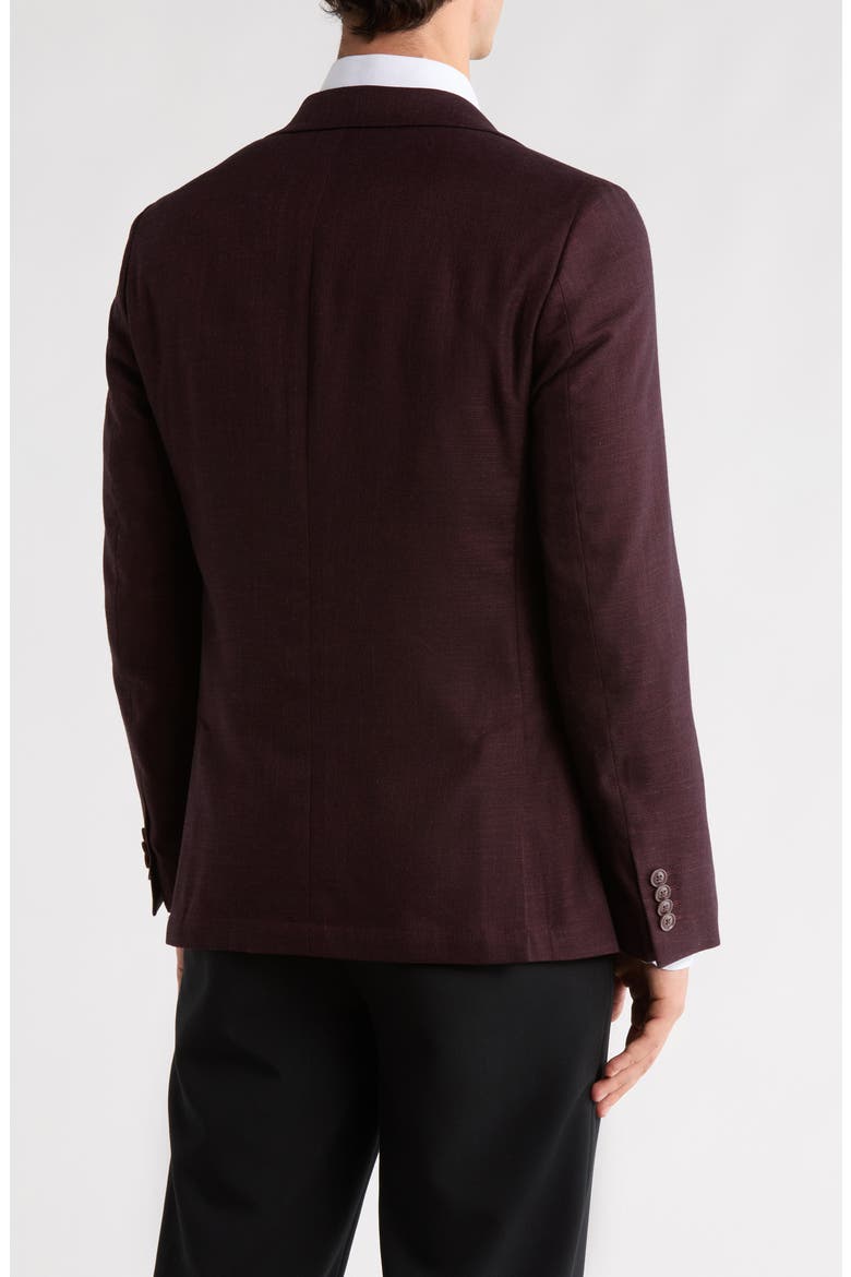 Two-Button Sport Coat, Alternate, color, BORDEAUX