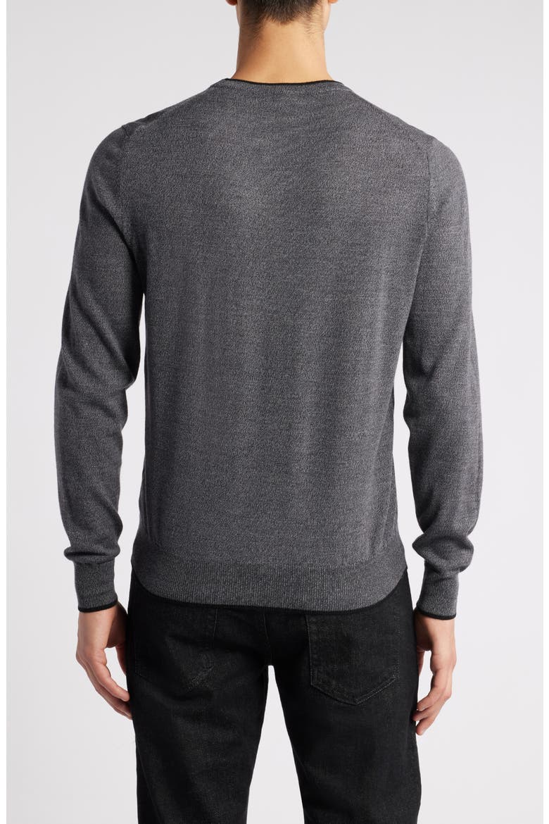Mélange Wool Sweater, Alternate, color, GREY