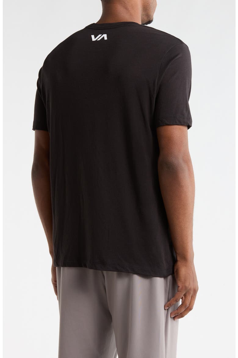 Logo Blur Sport T-Shirt, Alternate, color, BLACK