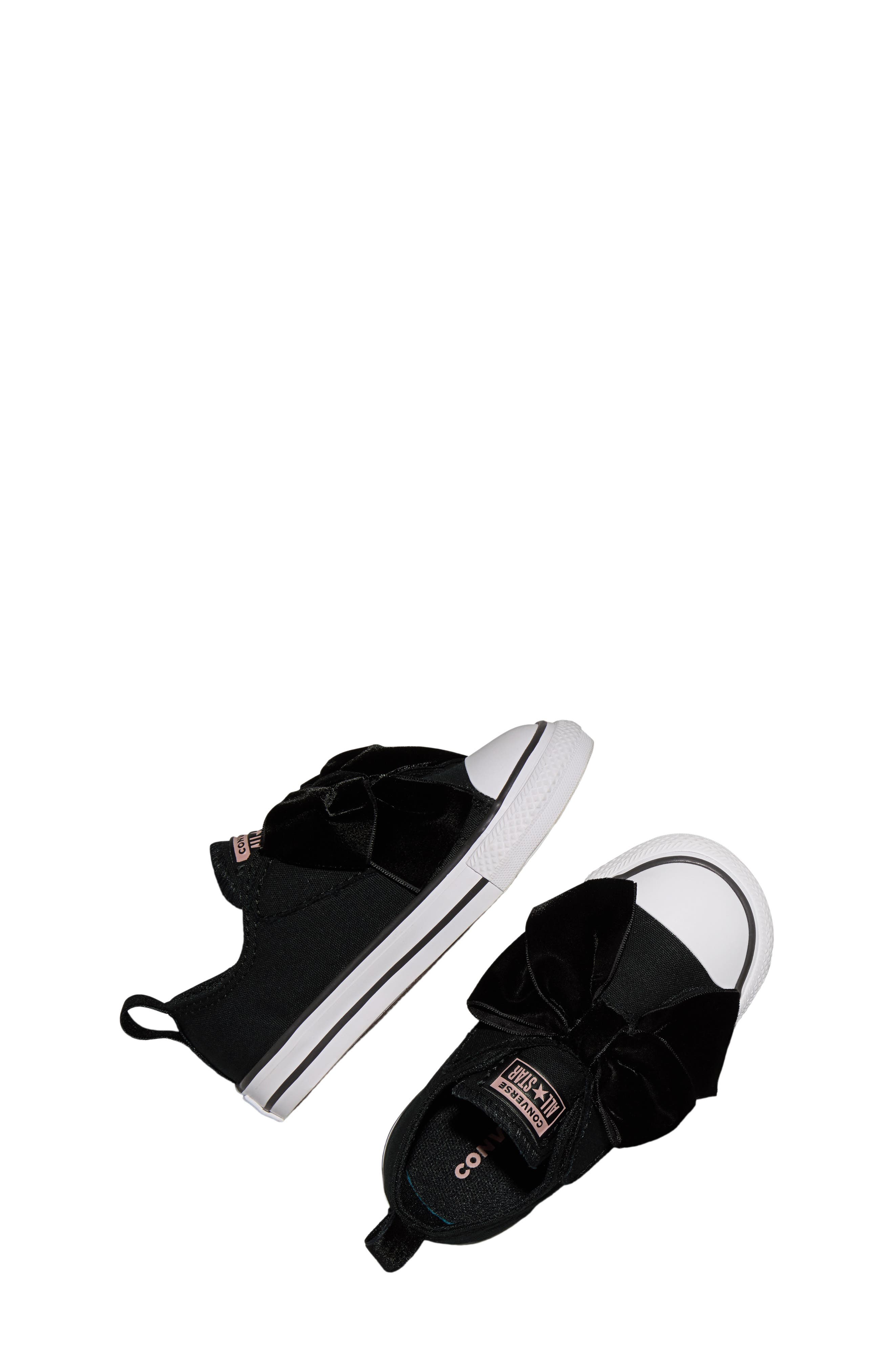Kids' Chuck Taylor All Star One Strap Sneaker, Alternate, color, BLACK/ WHITE/ PETAL PIT
