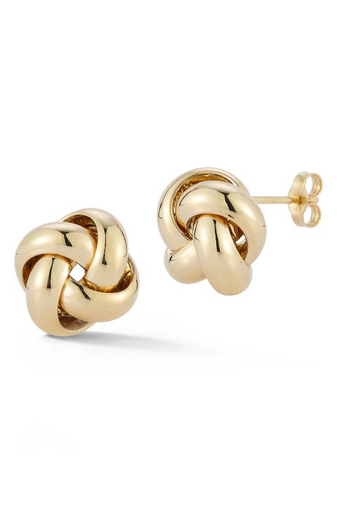 Love Knot Stud Earrings