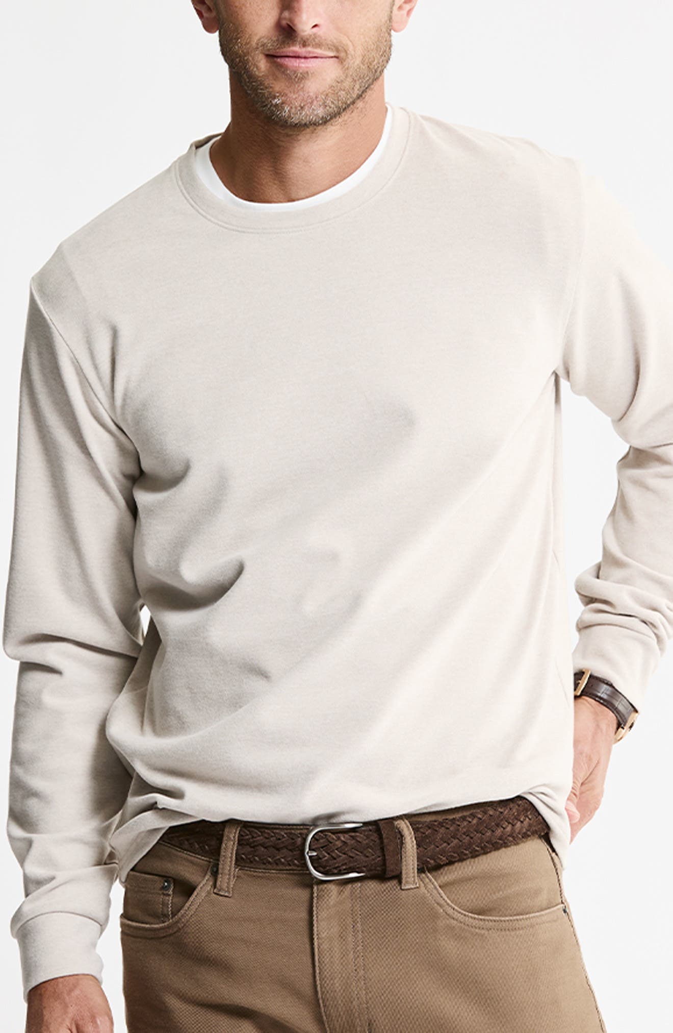 selected OATMEAL HEATHER