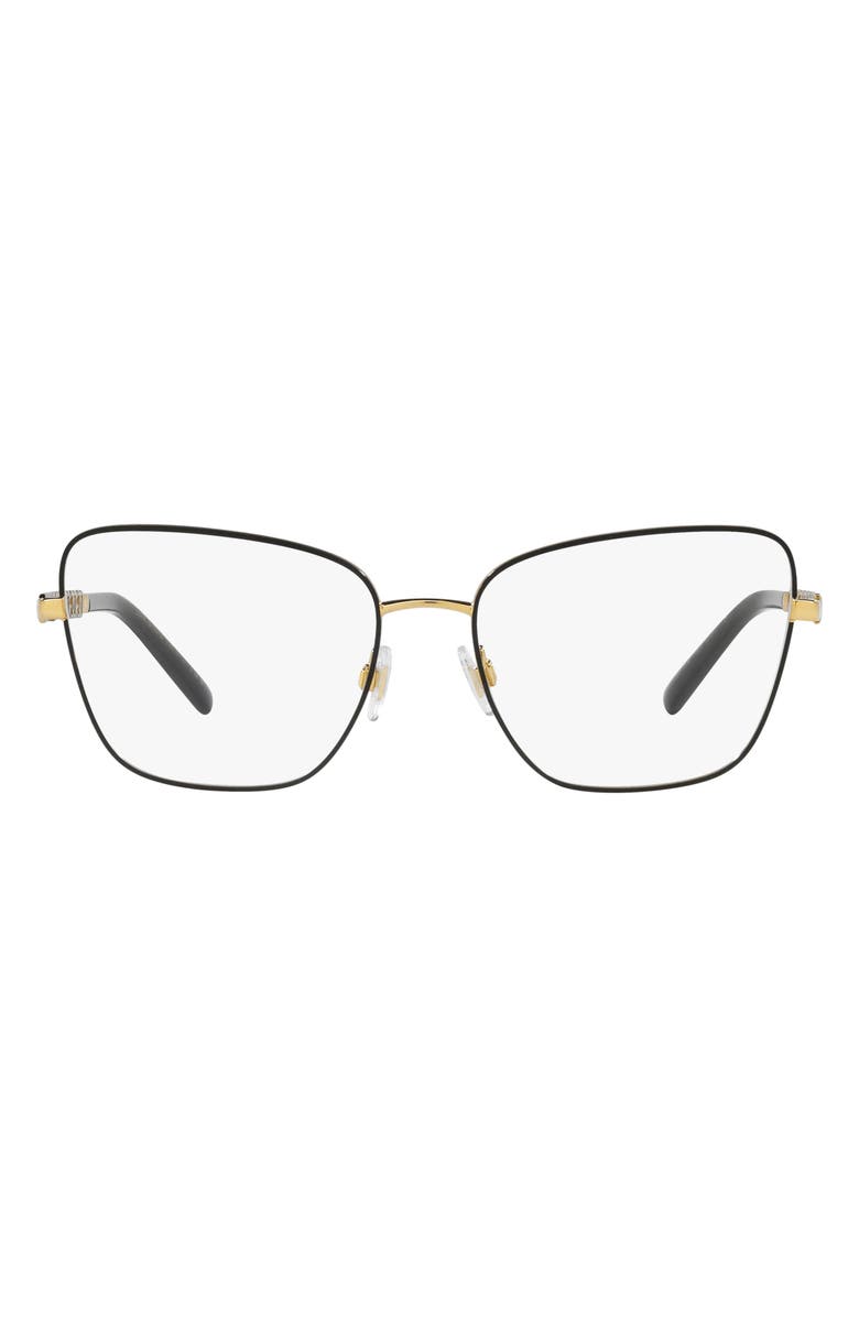 Dolce&Gabbana 57mm Butterfly Optical Glasses, Main, color, 