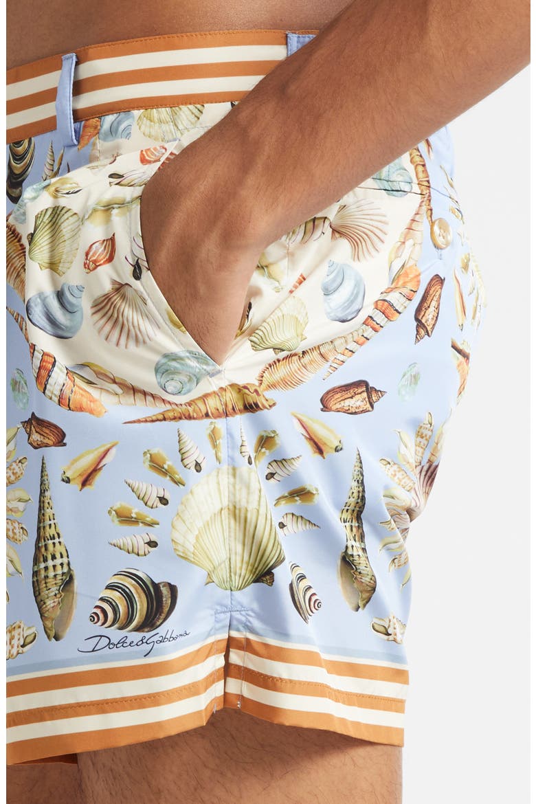 Shell Print Swim Trunks, Alternate, color, HC5PK CONCHIGLIE F.CELESTE
