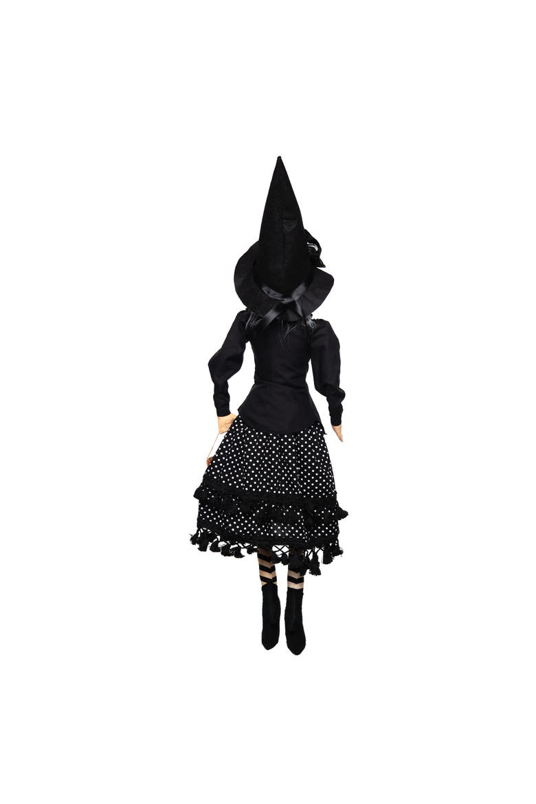 Rowena Witch Halloween Joe Spencer Gathered Traditions Figurine 41", Alternate, color, Black