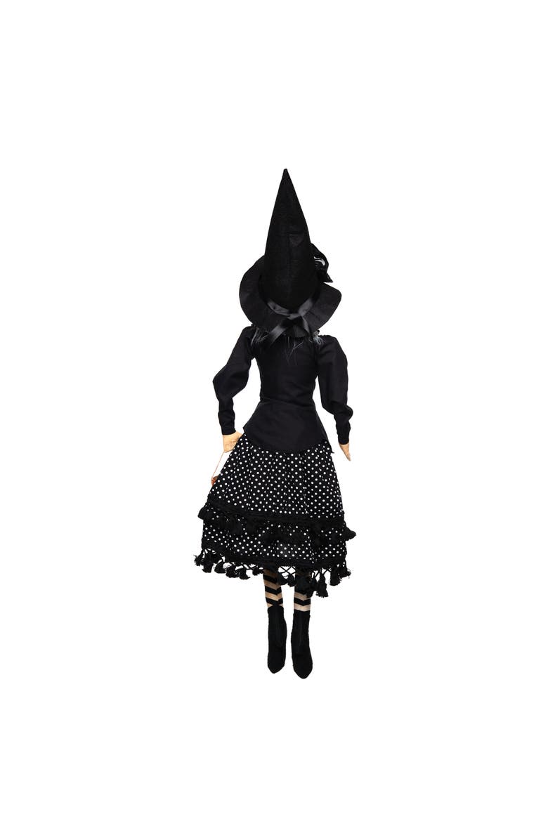 Gallerie II Rowena Witch Joe Spencer Gathered Traditions Soft Art Doll Fall Autumn Halloween Harvest Figure Figurine, Alternate, color, Black