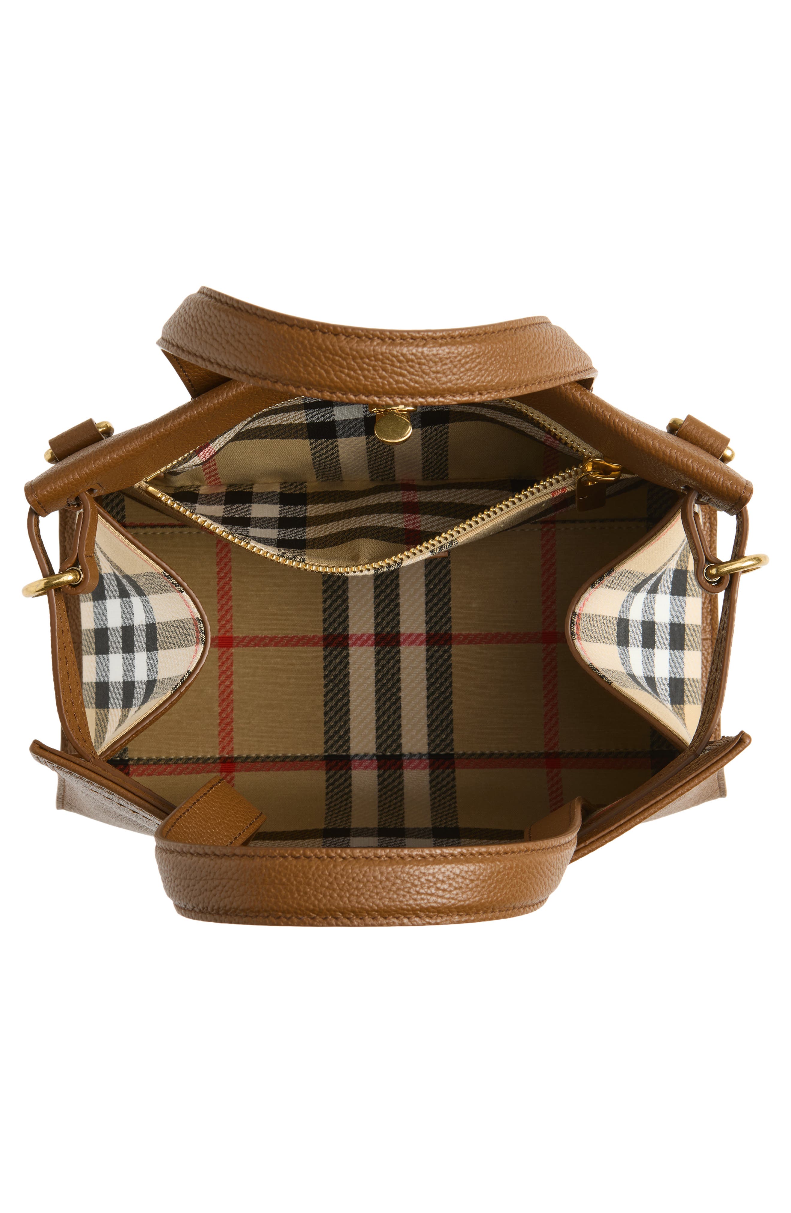 Mini Cotswolds Leather Tote, Alternate, color, HAZEL