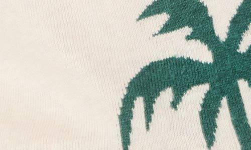 Marine Layer Icon Crewneck Pullover Sweater In Sand Palms