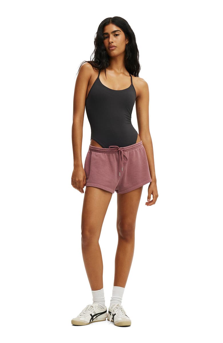 COTTON ON BODY Women's Active Ultra Soft High Side Bodysuit, Alternate, color, Black