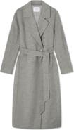 LK Bennett Francine Belted Longline Merino Wool Coat