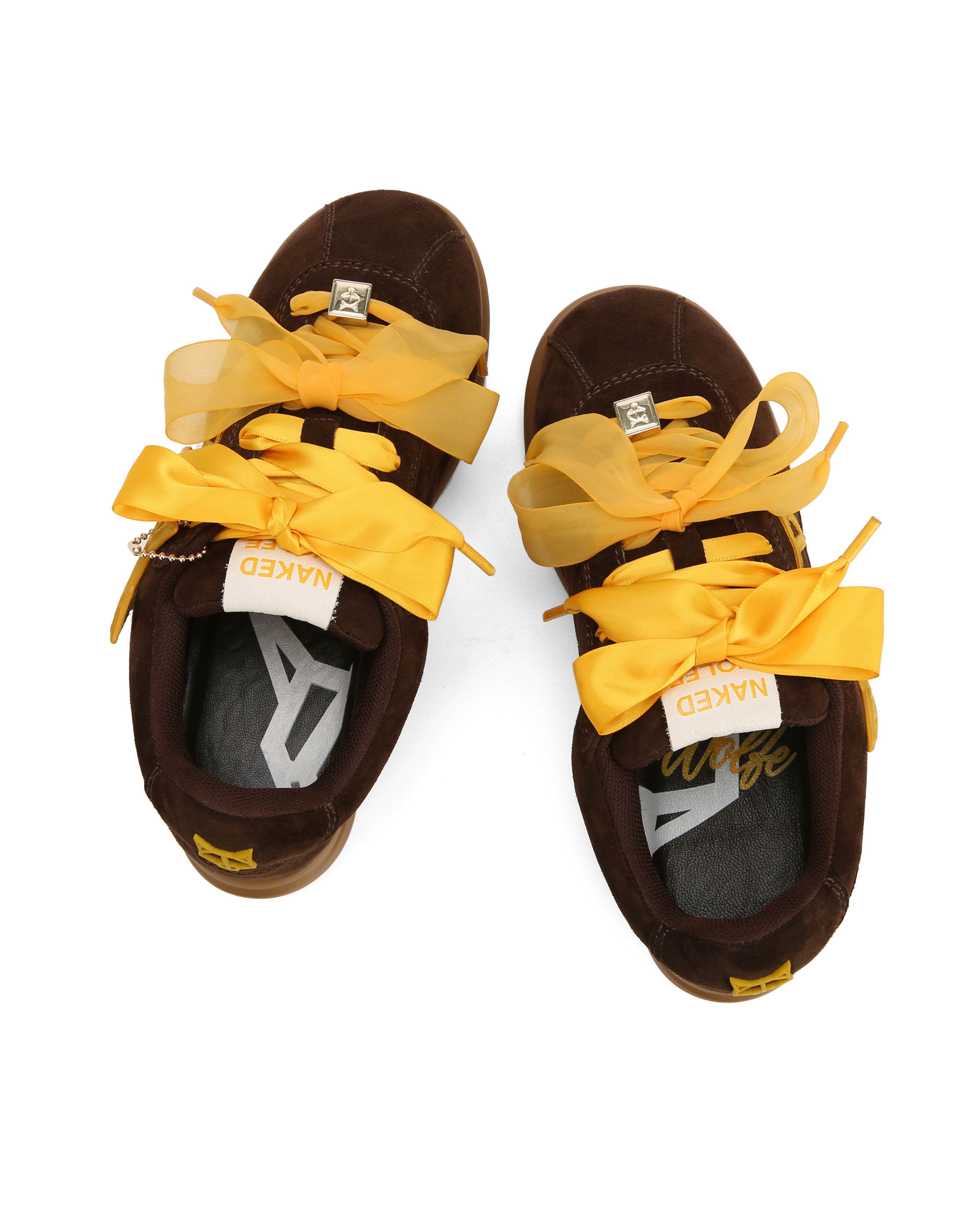 Naked Wolfe Expense Suede Sneaker, Alternate, color, Brown