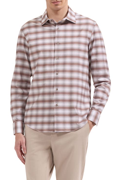 James OoohCotton® Plaided Performance Shirt