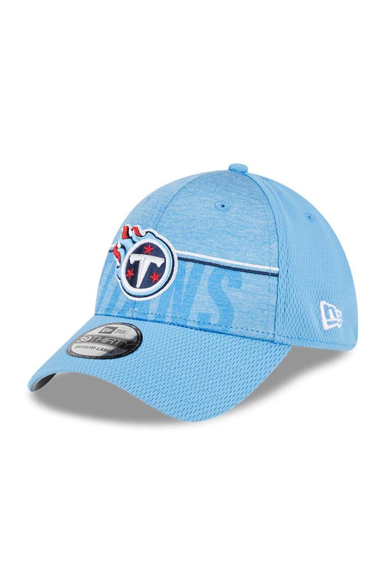 Men's New Era Light Blue Tennessee Titans 2023 NFL Training Camp 39THIRTY Flex Fit Hat, Main, color, Light Blue