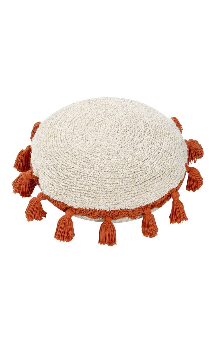 Lorena Canals Cushion Circle, Alternate, color, Natural, Terracota