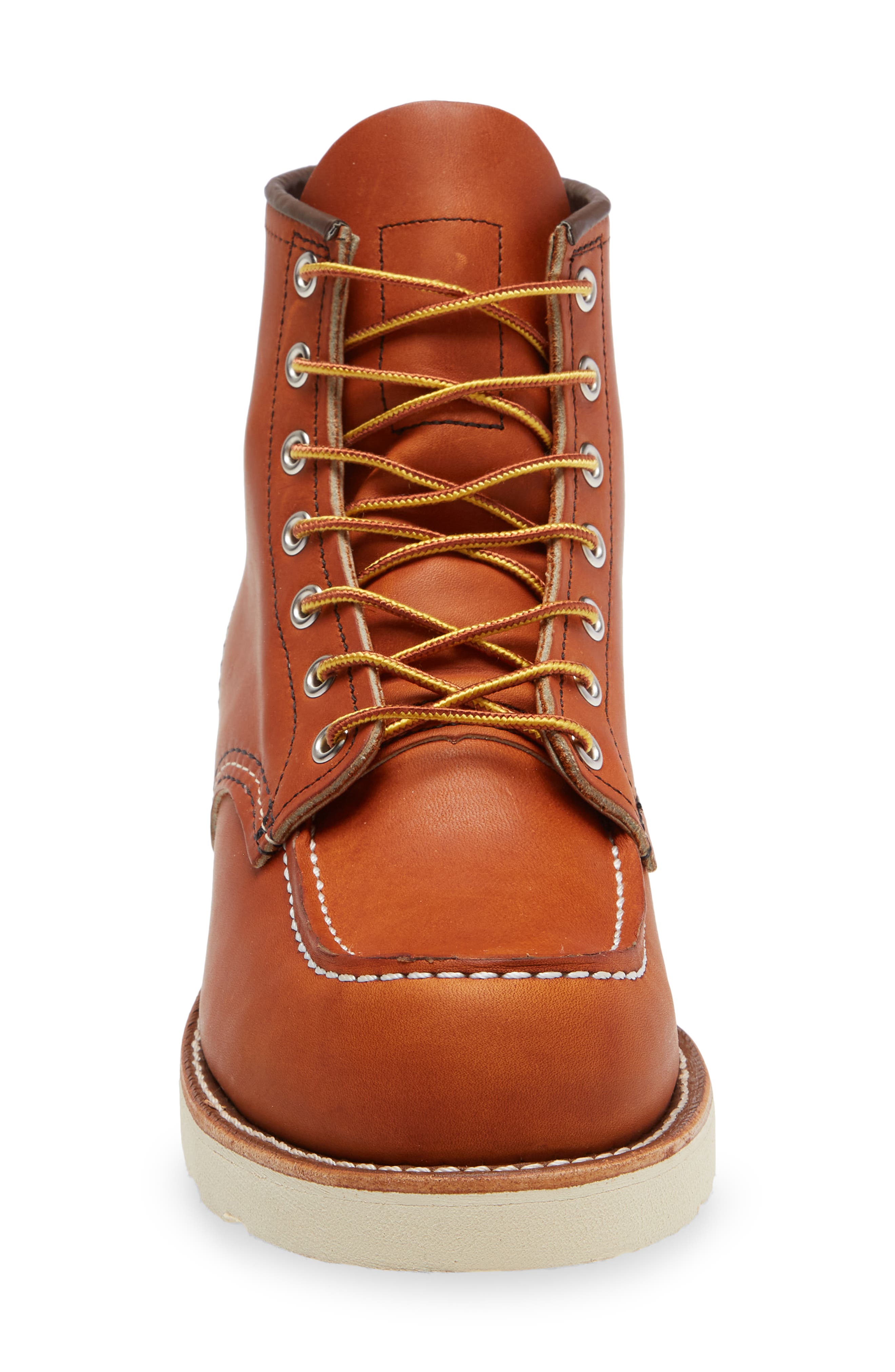 6 Inch Moc Toe Boot, Alternate, color, BROWN- 875
