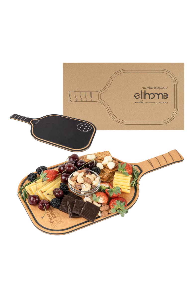Eli Home Pickleball Charcuterie Cutting Board -"Pickleball is My RETIREMENT Plan", Alternate, color, NO COLOR