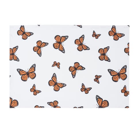 Monarch Butterfly Placemat, Set of 6, 14" x 20"