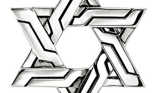 John Hardy Icon 50 Star Of David Pendant Necklace In Metallic